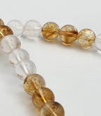 Golden Healer &amp; Clear Quartz Calming Necklace