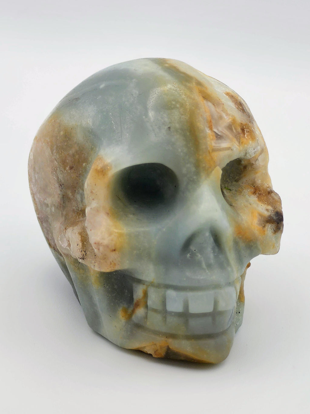 Blue Onyx Skull