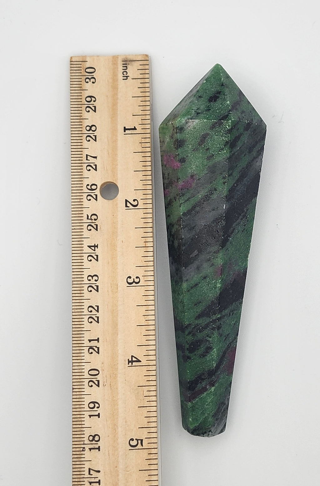 Ruby Zoisite Wand (UV Reactive)
