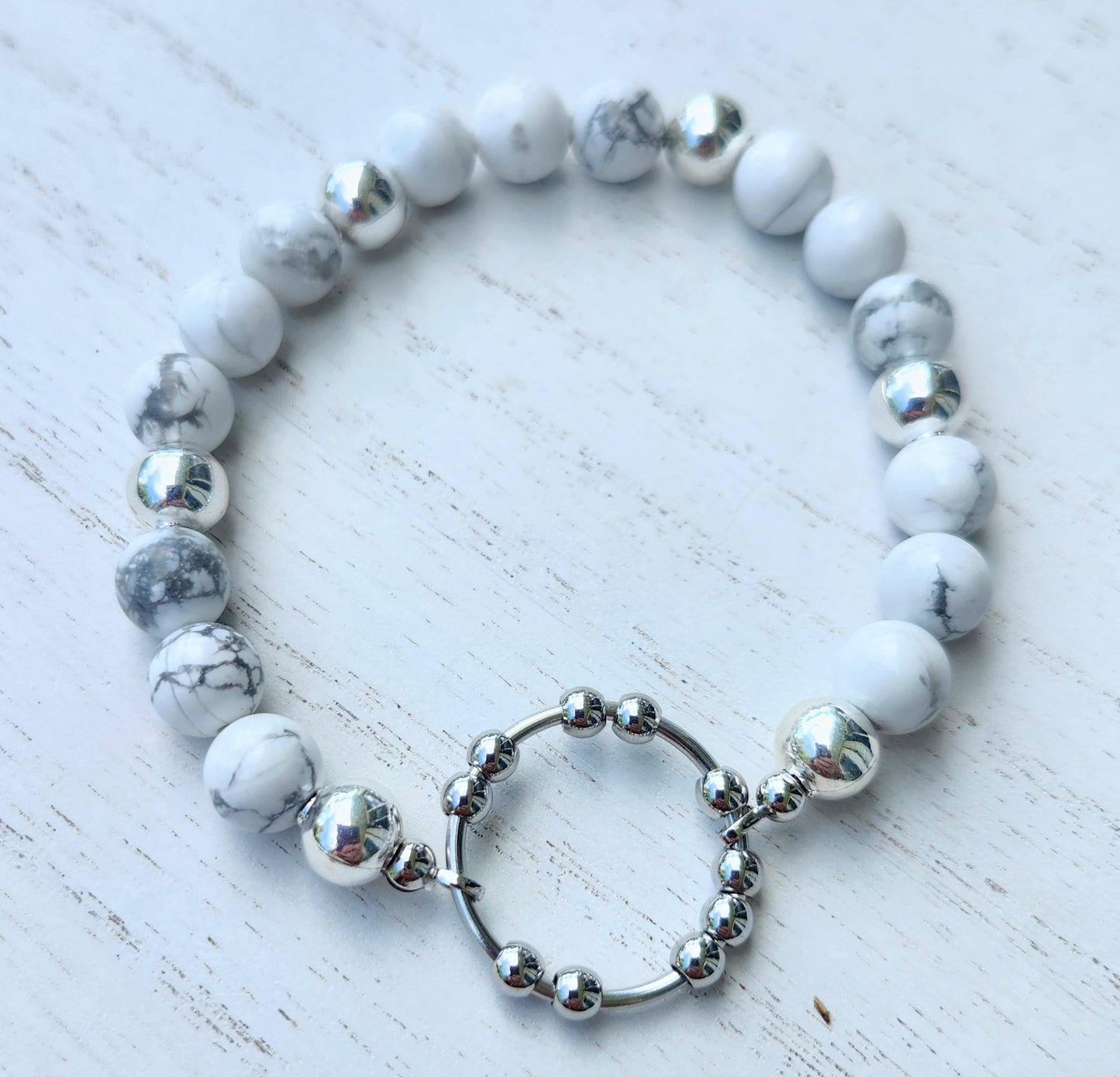 Serenity Howlite Fidget Bracelet...