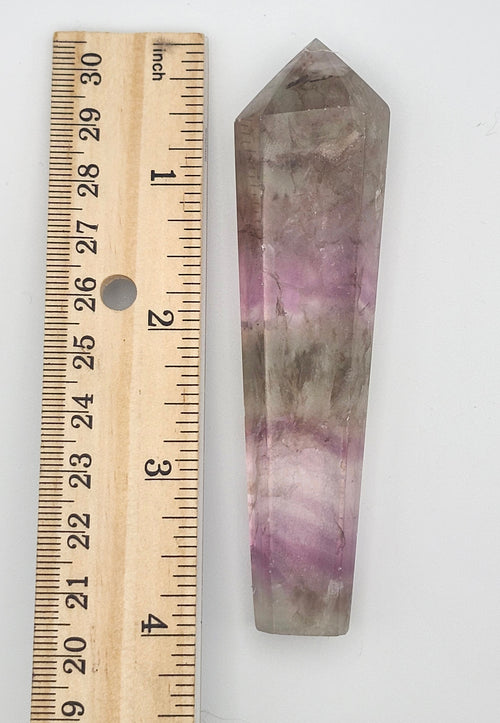Banded Fluorite Wand