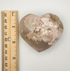 Flower Agate Heart