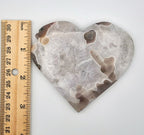 Flower Agate Heart