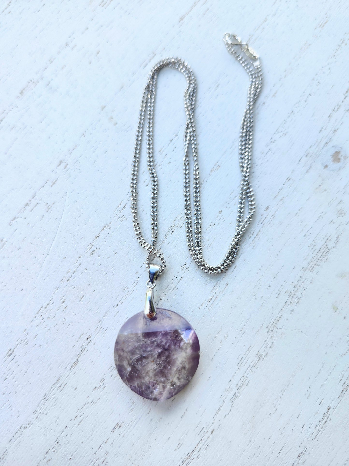 Shimmering Lepidolite Necklace