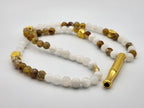 Mother’s Light – Moonstone & Flower Agate Necklace
