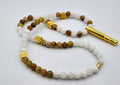 Mother’s Light – Moonstone & Flower Agate Necklace