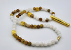 Mother’s Light – Moonstone & Flower Agate Necklace