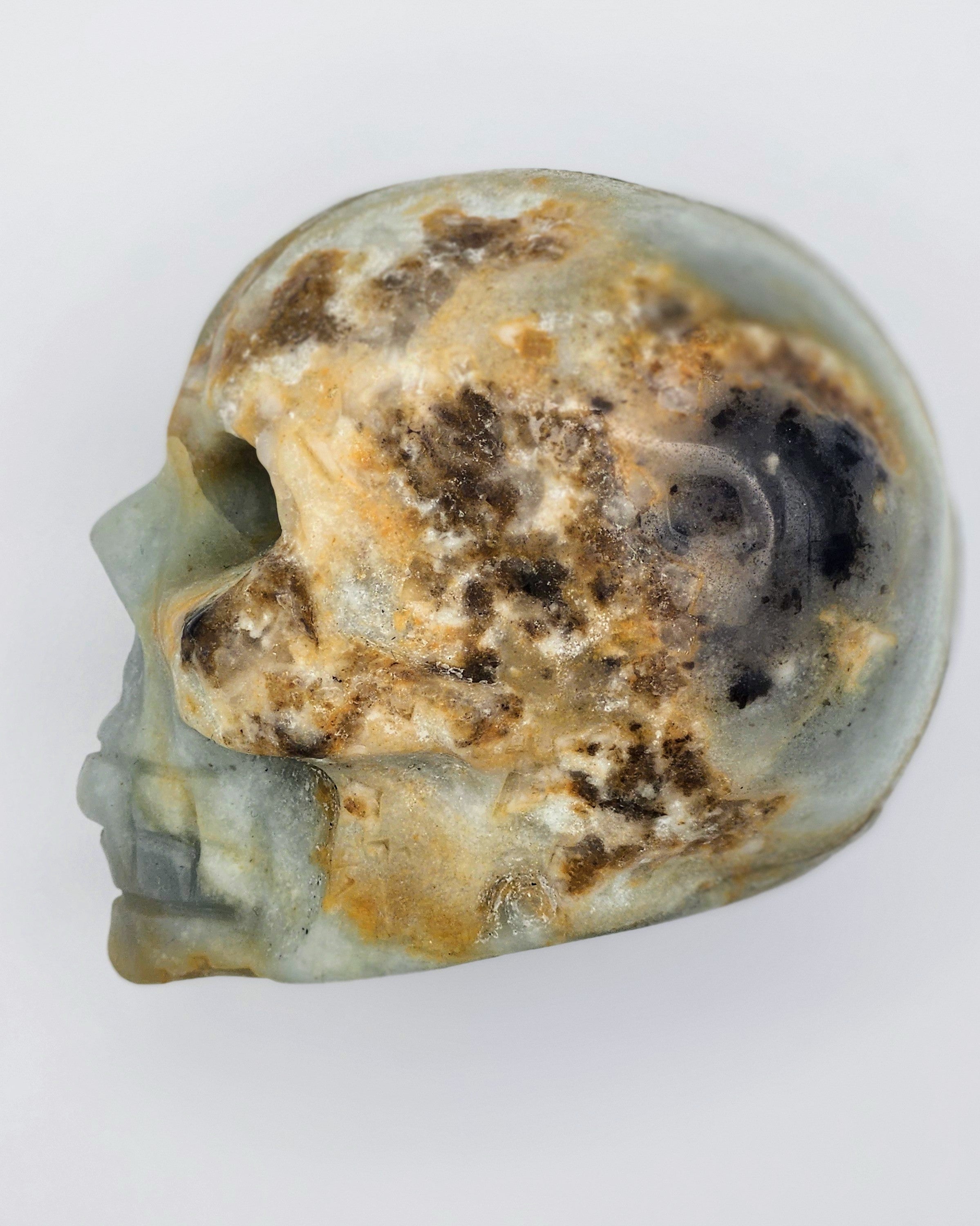 Blue Onyx Skull