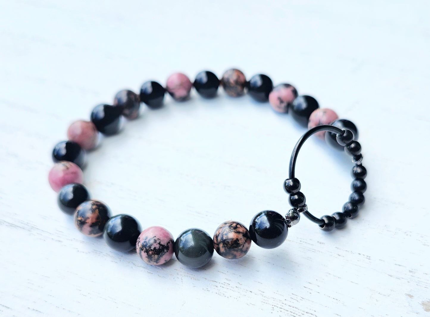 RHODONITE Fidget Bracelet..